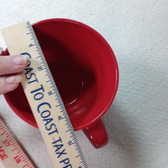 All My Kids Have Paws Red XL Mug Wide Mouth Ceramic Dog Cat Lover Gift - Picture 10 of 11